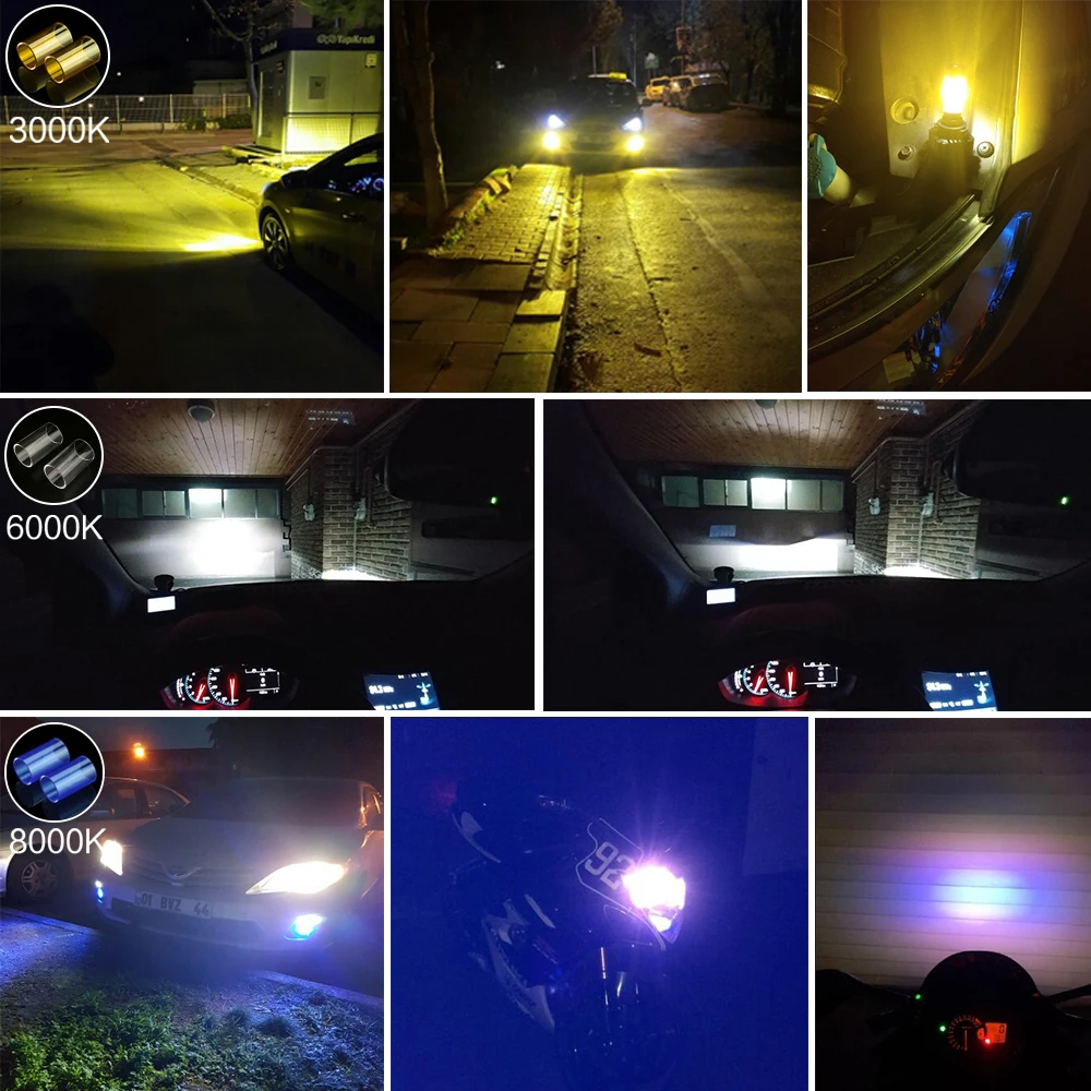Zdatt лампочки h7 led автомобильные светильник светодиодный HB3 HB4 H11 лампы H4