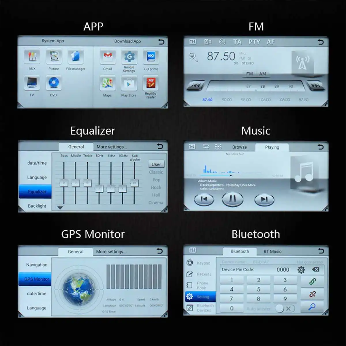 Sale Android6.0 12.1inch Car No DVD Player GPS Navigation For Ford F150 F-150 2009-2014 Multimedia Stereo Auto Radio Unit Radio 11