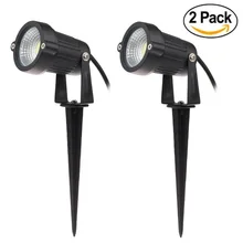 Уличный светодиодный светильник для садовых лужаек 3 Вт, ландшафтный светильник-Спайк IP65, водонепроницаемый AC85-265V светильник для дорожек, белый, теплый, белый, RGB, Точечный светильник s