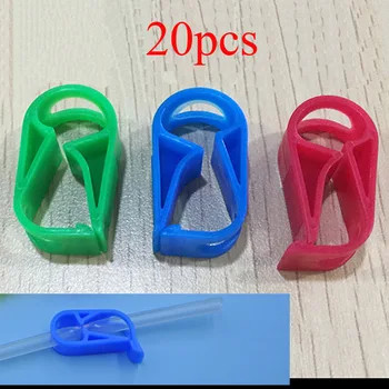 

20PCS Oil Tube Fixture Clamp Check Valve Oil Pipe Clip Limit Oil Intake Bracket for Fuel Tank RC Drone DIY Model Spare Parts