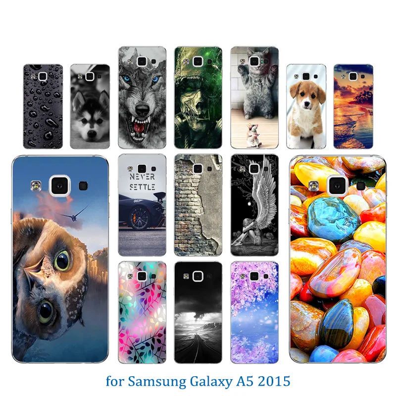 Мягкий силиконовый чехол из ТПУ для Samsung Galaxy A5 2015 задняя крышка 5 дюймов A5000 гибкие