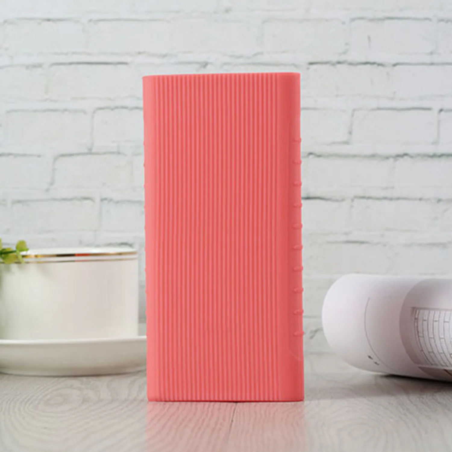 Противоскользящий мягкий силиконовый защитный чехол Besegad для 2019 Xiaomi Mi Power Bank 3 10000