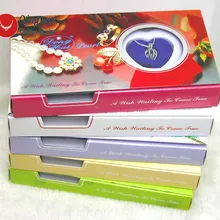 Qingmos 5 коробок желаний жемчуг Любовь Сердце клетка держатель Чокеры ожерелье для женщин с подвесками жемчужное ожерелье Устрица Подарочная коробка-3621