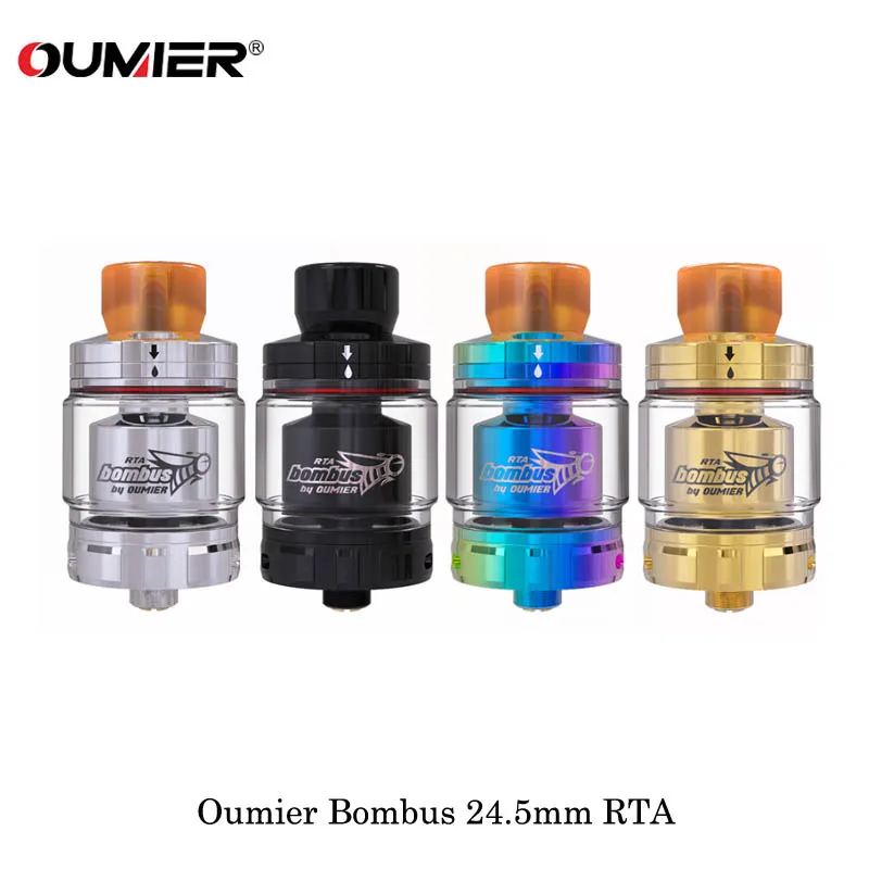 Электронная сигарета Oumier Bombus 24 5 мм RTA бак с одной катушкой распылитель