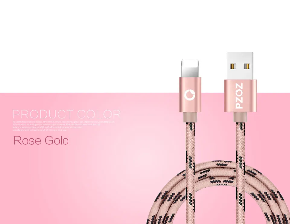 PZOZ USB кабель для apple iphone Xs MAX 6 plus 7 6s X 5 se ipad mini USB кабель передачи данных для быстрой зарядки шнур 8 Pin Кабели для мобильных телефонов