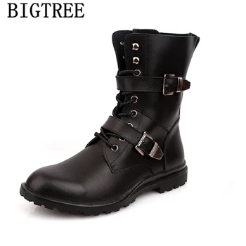 

Cowboy Shoes Men Boots Genuine Leather Military Shoes Snow Boots Men Black Boots Men Italian Shoes Bota Masculina Schoenen