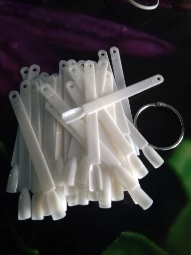 Наклейки для nailsHot Sell 50x веерообразные натуральные накладные декоративные ногти Палитра-веер