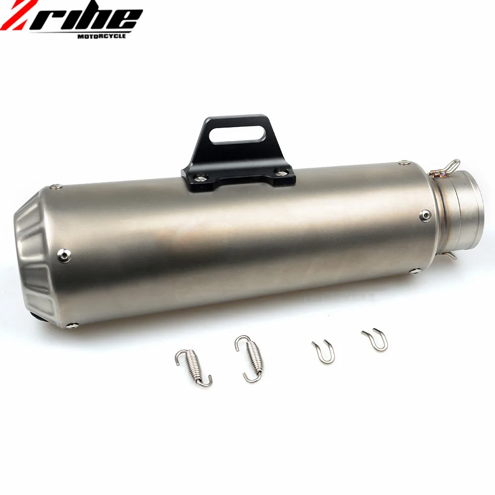 For 51mm Motorcycle Exhaust Pipe Scooter Modified Muffler Pipe Universal for Honda RVT1000 RVT CB400 CB650 CB500X NC750X CB1000R