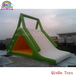 Коммерческое использование гигантская надувная горка, водный парк надувная треугольная водная горка для детей