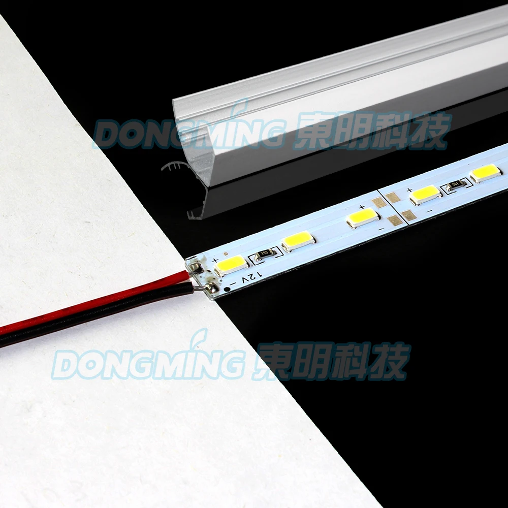 12V 50cm 5630 SMD 36 LEDs Hard Strip Light Lamp With V Shell Non-waterproof Cool White/Warm White LED Bar Free Shipping | Лампы и