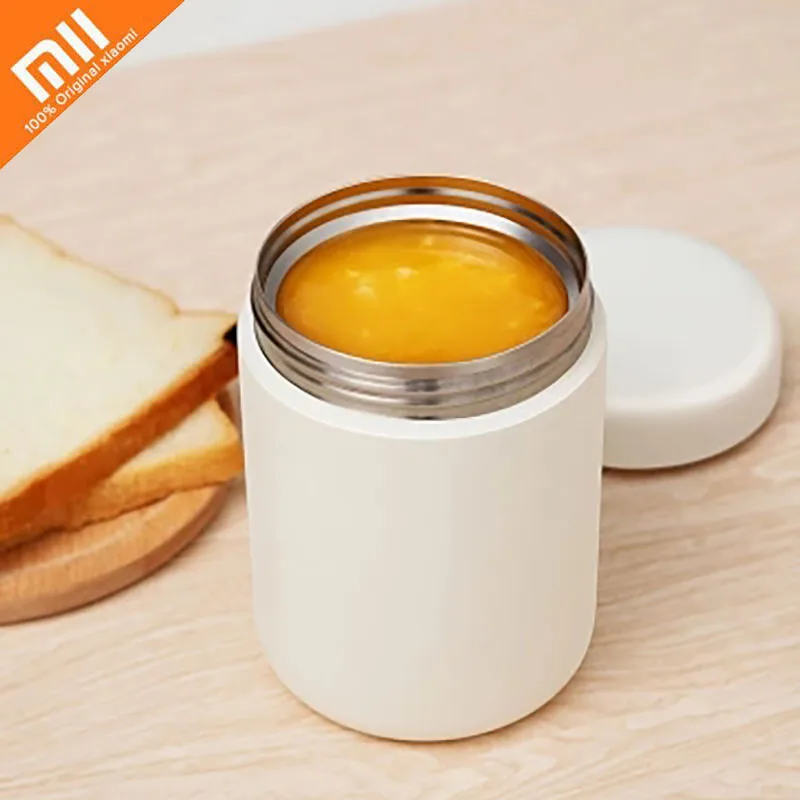 

Xiaomi Mijia Youpin Beaker 6 Hours Insulation Refrigeration Rice Insulation Tank Food Container Multi-function Mini Pot 550ml