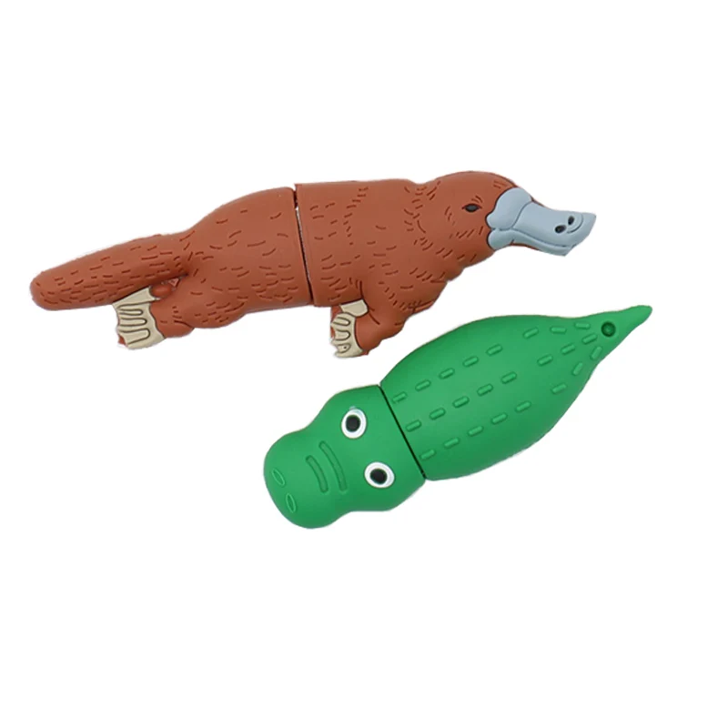 Pendrive cartoon platypus mini USB flash drive 4GB 8GB 16GB 32GB 64G crocodile memory stick creative gift pen drive usb stick Pendrive cartoon platypus mini USB flash drive 4GB 8GB 16GB 32GB 64G crocodile memory stick creative gift pen drive usb stick