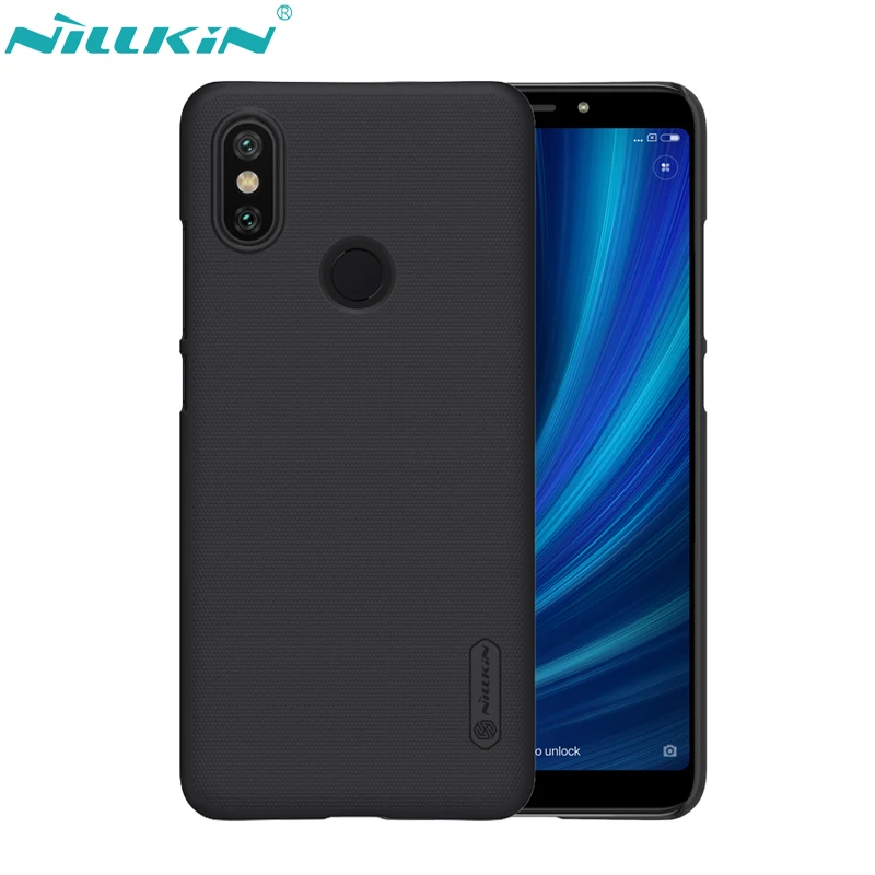 

NILLKIN Phone Case for Xiaomi Mi 6X Mi6X Case Mi A2 MiA2 Cover Hard PC Protective Shell Frosted Back Cover & HD Screen Protector