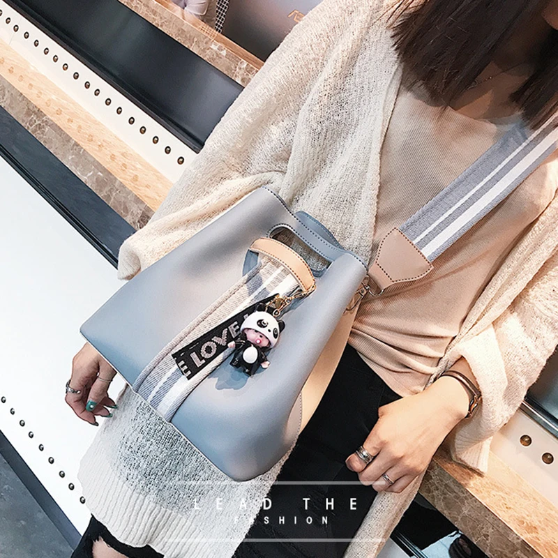 Women Bucket Handbag Female Cartoon Messenger Shoulder Bag Ladies Fashion Crossbody Bags Multiple Matching Styles Tote SS7208 (7)