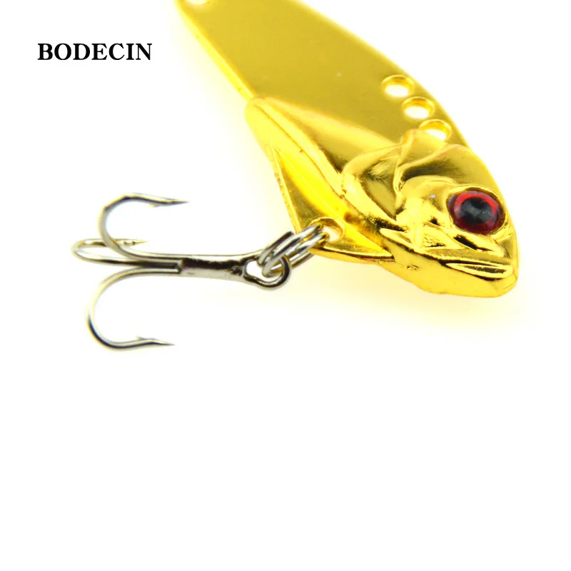 Fishing Lure Wobblers Metal VIB Sequins Baits 4pcs 5CM 10.8G Tackle Pesca Fish Lures Wobbler Vibration Hard Bait Crankbait Bass (2)