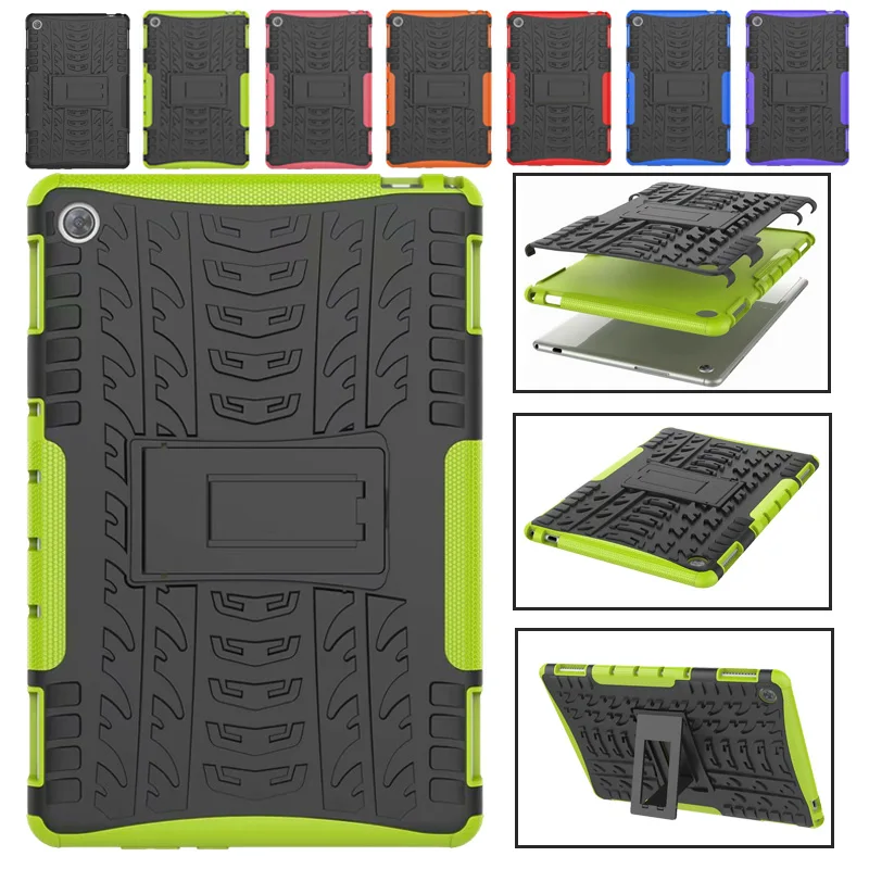 

Duty Armor Case For Huawei MediaPad M5 Lite 10 PC and Silicon Cover for M5 Lite 10 BAH2-W19 BAH2-L09 BAH2-W09 10.1"