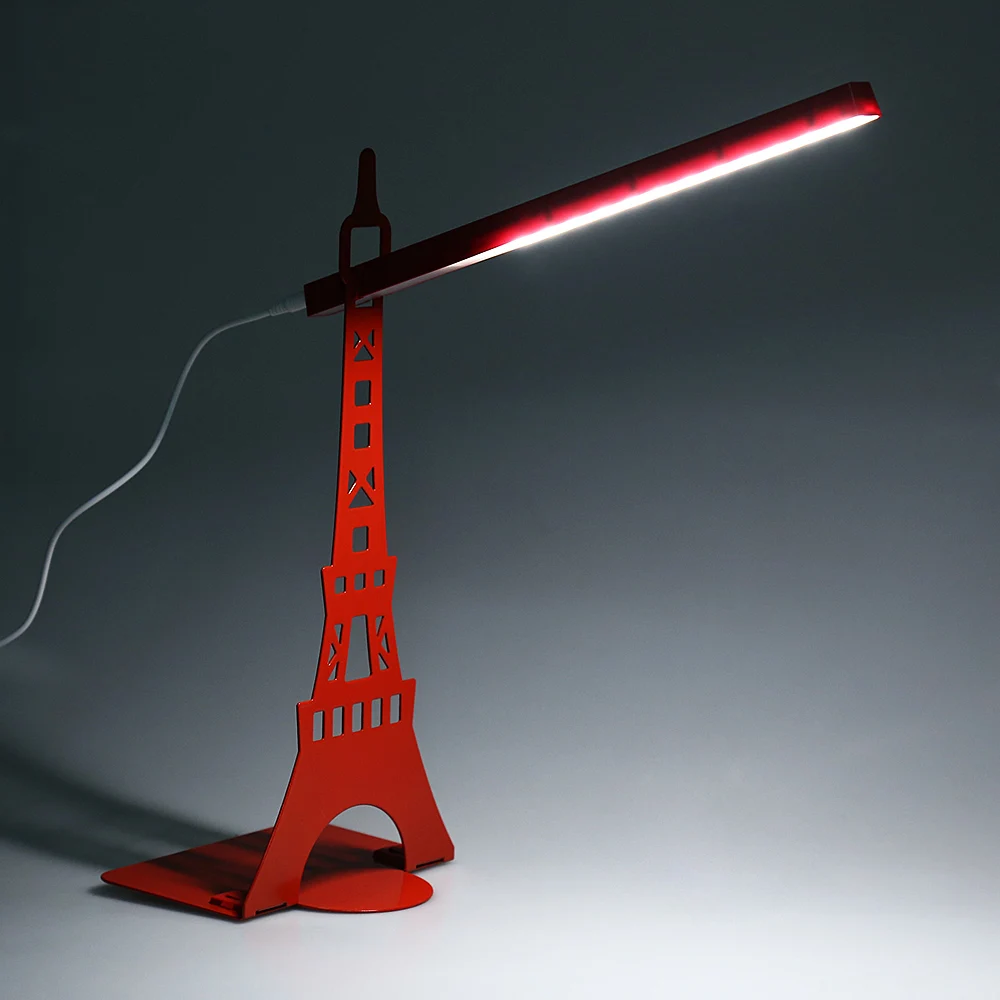 Eiffel tour led lampe de table moderne de mode décoratif night light lampe de bureau pour salon chambre chambre
