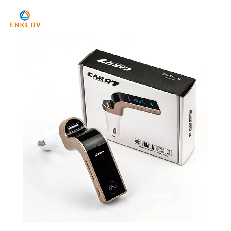 ENKLOV G7 автомобиля MP3 bluetooth плеер Bluetooth Автомобильный Зарядное устройство громкой