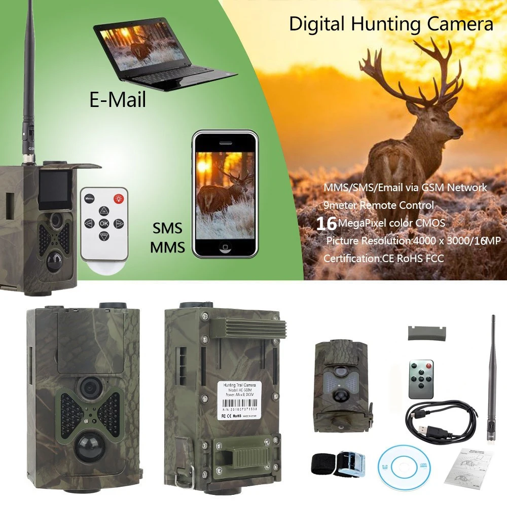 HC550M HD Trail цифровая охотничья камера MMS 16MP 0,5 S триггер GPRS GSM камера chasse HC-550M Беспроводная игровая камера foto trap