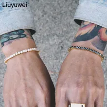 Очаровательные регулируемые теннисные браслеты для мужчин, кубический цирконий, Iced Out браслет и браслет для женщин, свадебные украшения, подарок