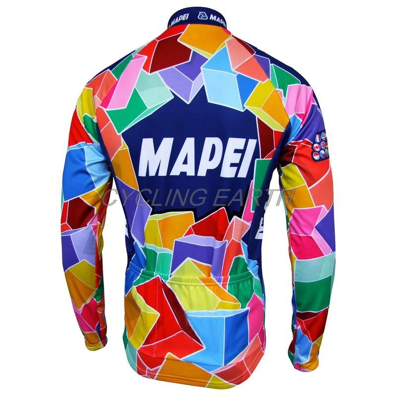 MAPEI велосипедная майка осенняя одежда для велоспорта профессиональная команда рубашка с длинным рукавом ropa ciclismo унисекс дышащий комбинезон костюм