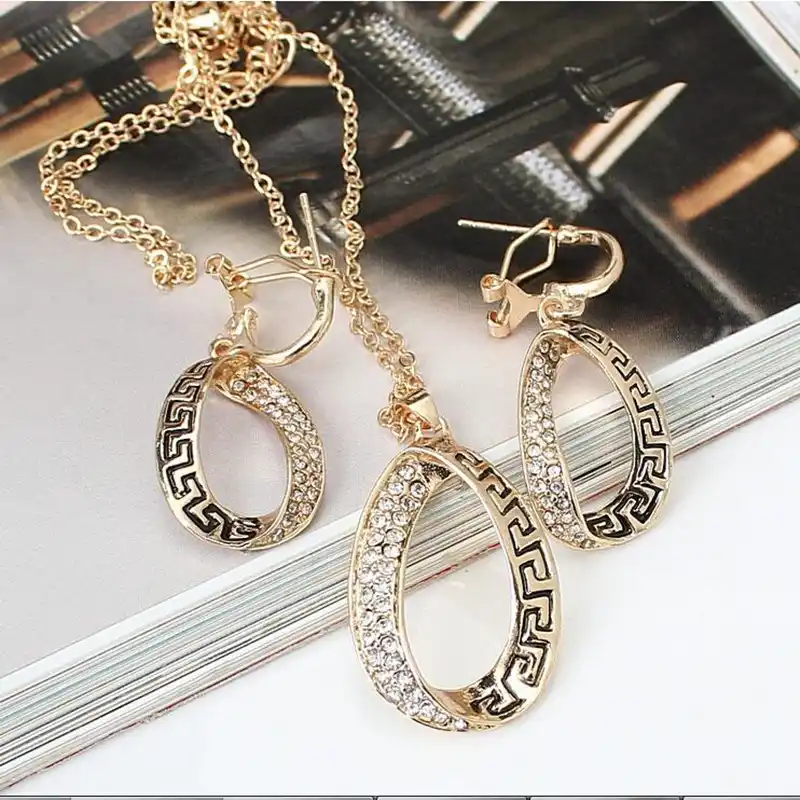 Новинка изысканная атмосфера ожерелье три набора 8ND183|set necklace| |