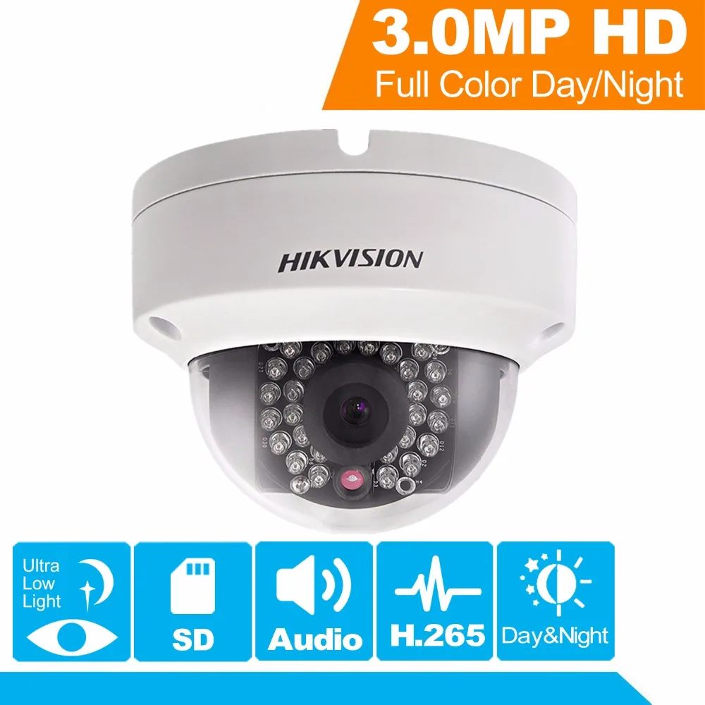 imágenes para Hikvision 3MP WDR H.265 Ip del PoE DS-2CD2135FWD-IS Fija Red CCTV Cámara Ranura Para Tarjeta SD Incorporada reemplazar DS-2CD2135F-IS imágenes para Hikvision 3MP WDR H.265 Ip del PoE DS-2CD2135FWD-IS Fija Red CCTV Cámara Ranura Para Tarjeta SD Incorporada reemplazar DS-2CD2135F-IS