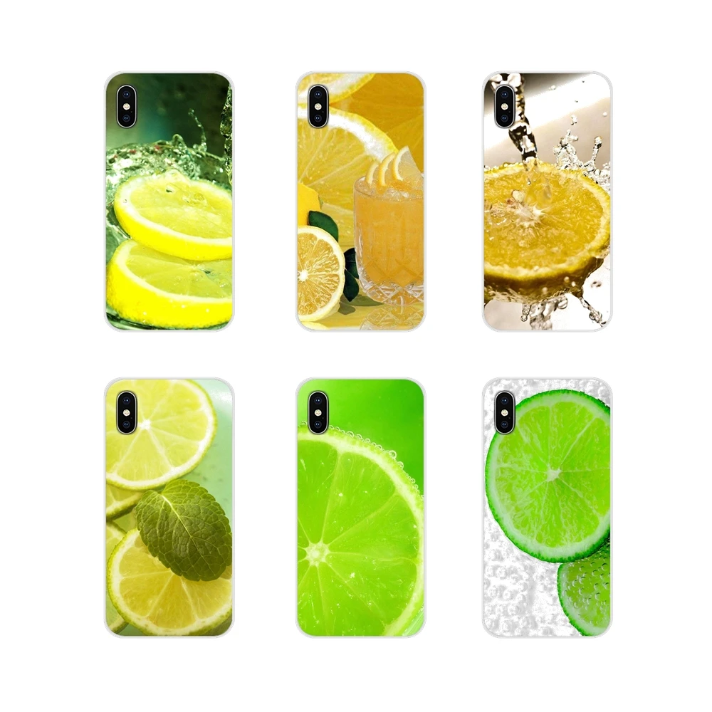 

For Samsung A10 A30 A40 A50 A60 A70 Galaxy S2 Note 2 3 Grand Core Prime Accessories Phone Shell Covers Fruit Fresh Lemon Slice