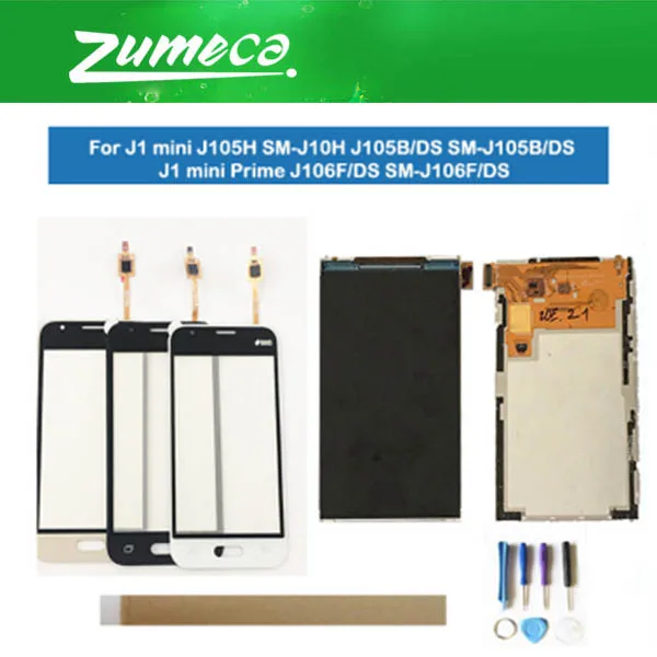 For Samsung Galaxy J1 Mini J105 J105H J105F J105B J105M SM-J105F J1 Mini Prime J106 J106F J106H J106F/DS LCD Display+Touch Panel