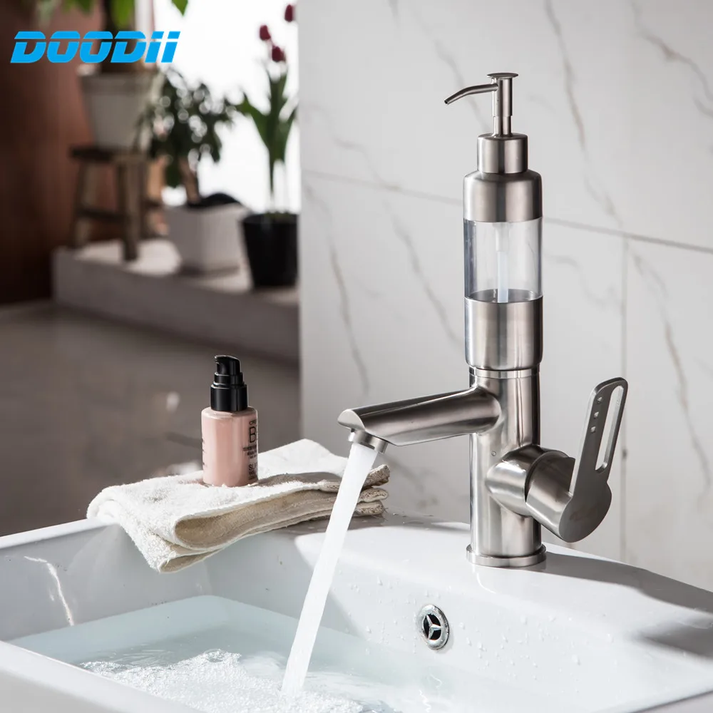 Buy Basin Mixer 304 Stainless Steel Hot And Cold Water