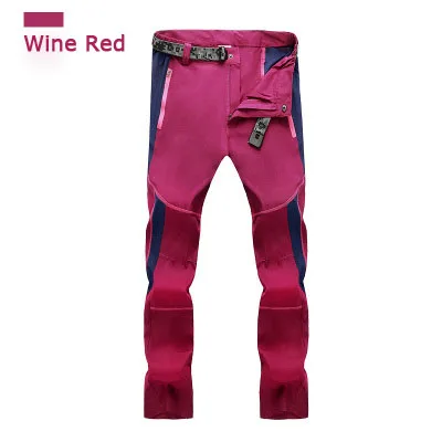 Mujeres al aire libre senderismo pantalones estiramiento elástico cazadora mujeres resistente al agua de secado rápido camping trekking caza Pantalones Mujeres al aire libre senderismo pantalones estiramiento elástico cazadora mujeres resistente al agua de secado rápido camping trekking caza Pantalones