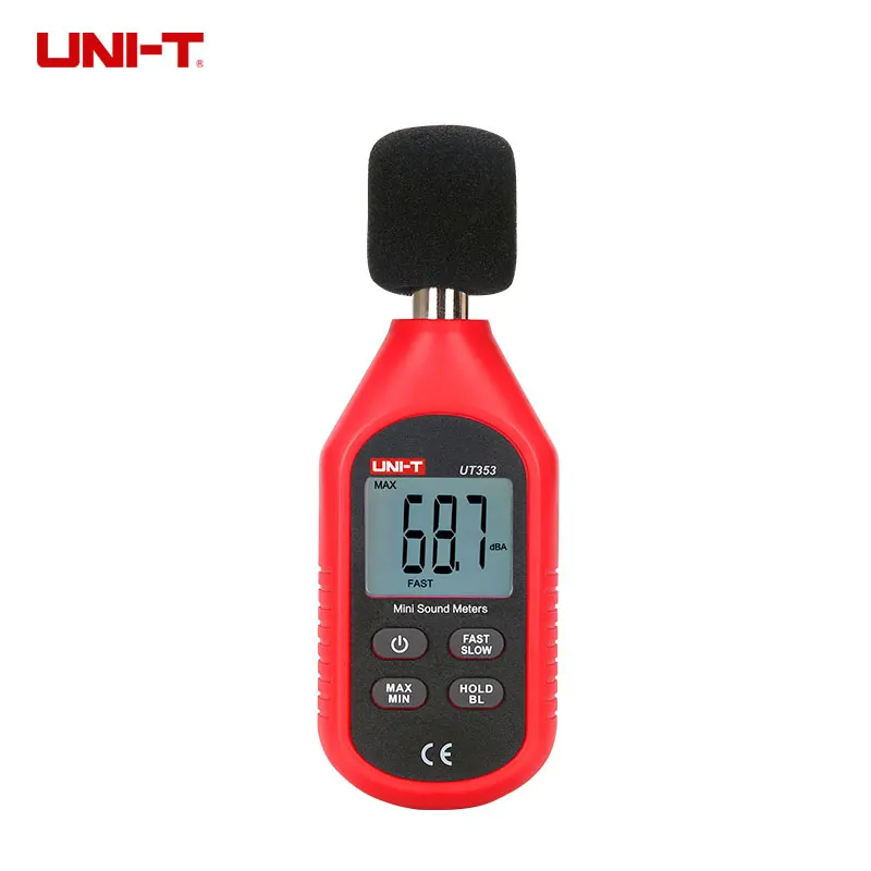 UNI-T UT353 Мини цифровой звуковой рычаг измерители 30~ 130 дБ шум децибел мониторинг частота дискретизации 125 мс Макс/мин Тест