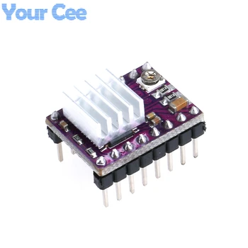 

5pcs Drv8825 3d Printer Parts Stepstick Stepper Motor Driver Reprap 4 PCB Board with Heatsink replace A4988