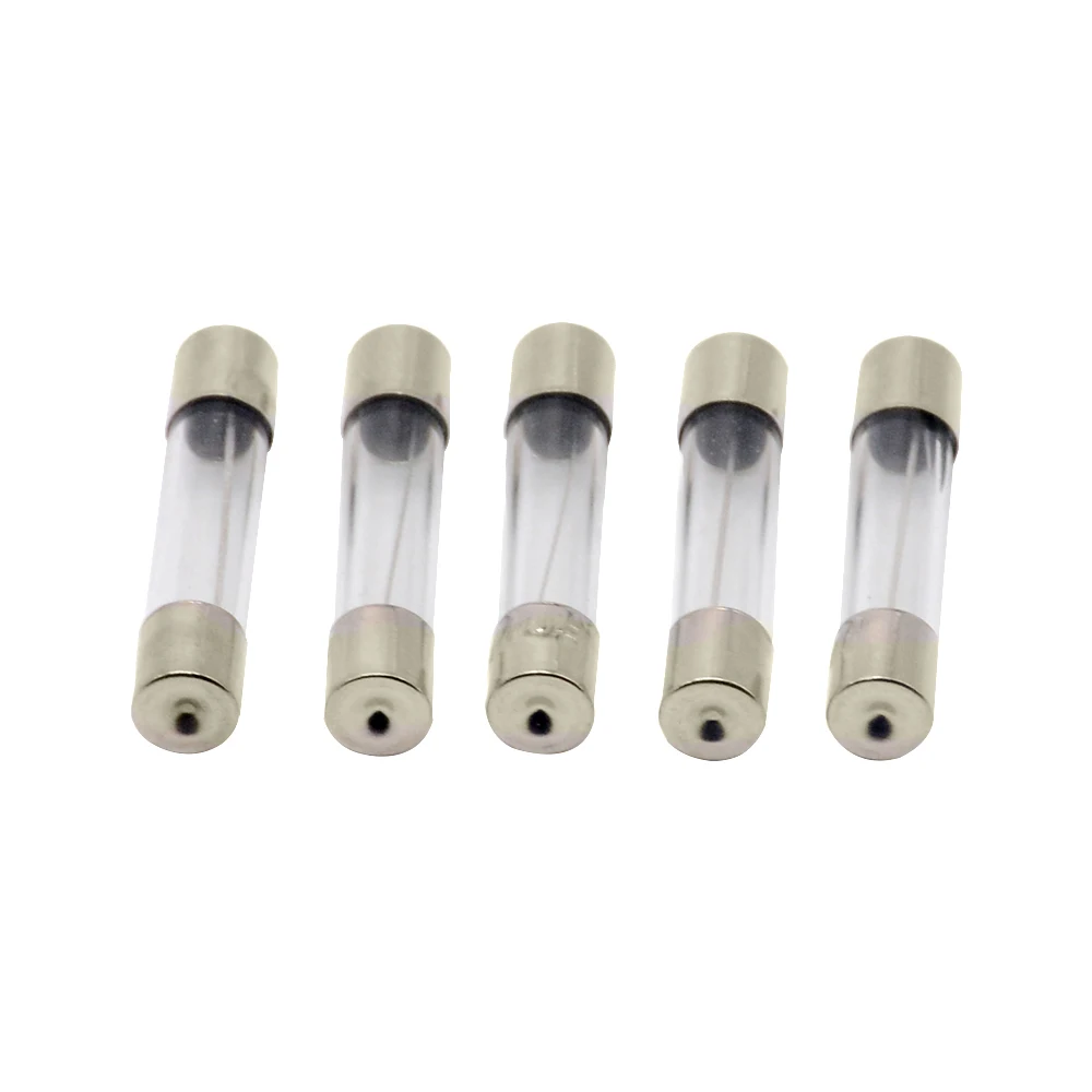 Стеклянные трубные предохранители Fast Blow 5x20 6x30 мм 250 в 0 5 1 2 3 4 6 8 10 15 20 25 30 A шт./лот