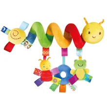 Детская спиральная игрушка-кровать и коляска с BB устройством Kawaii, подвесная погремушка для детской кроватки, детские игрушки Juguetes