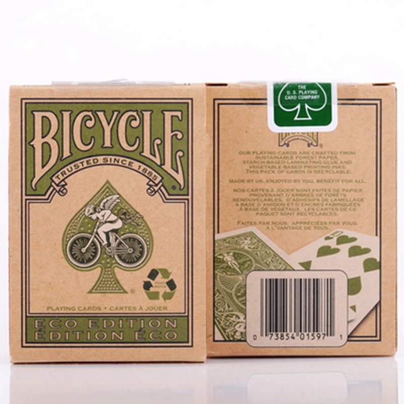 Koop Fiets Eco Edition Speelkaarten Premium Kwaliteit Classic Deck Rider Recyclebaar magic Speelkaart Tricks 83091