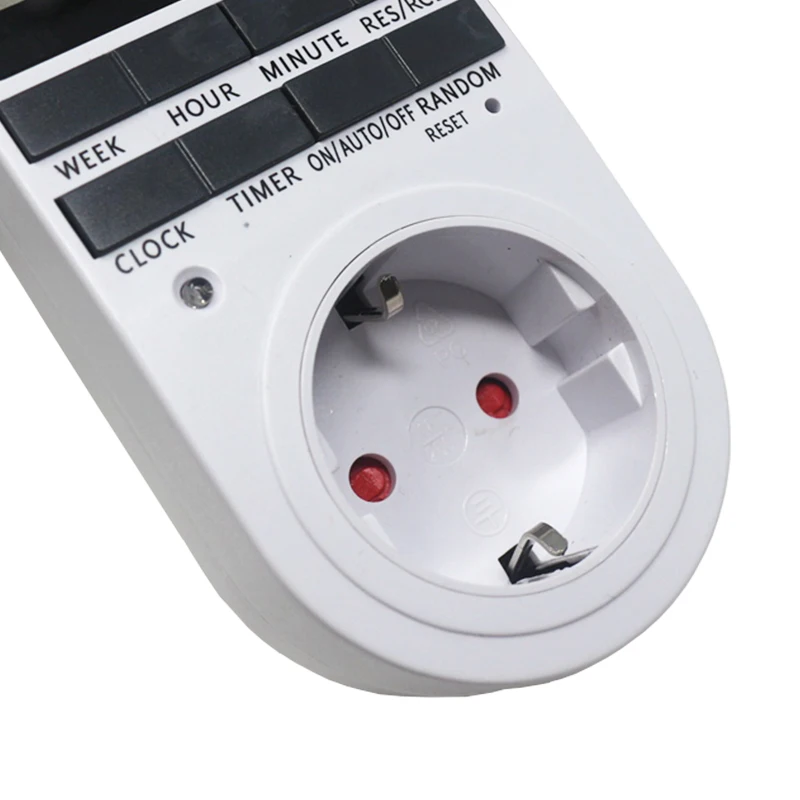 EU BR FR UK Plug-in Programmable Timer Switch Socket 230V 50Hz Summer Time Random Function Kitchen Timer Switch timer switch programmable timer switch time switch