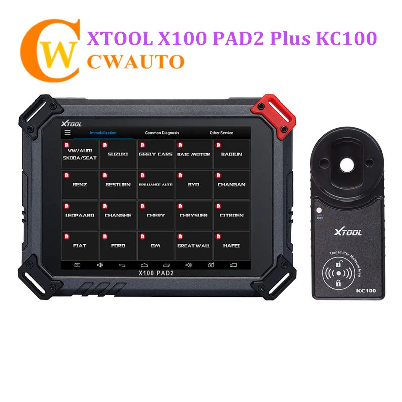 

XTOOL X-100 PAD2 Pro Key Programmer Special Functions Expert with V W 4th & 5th IMMO Full System Diagnosis Multi vehicles Diag