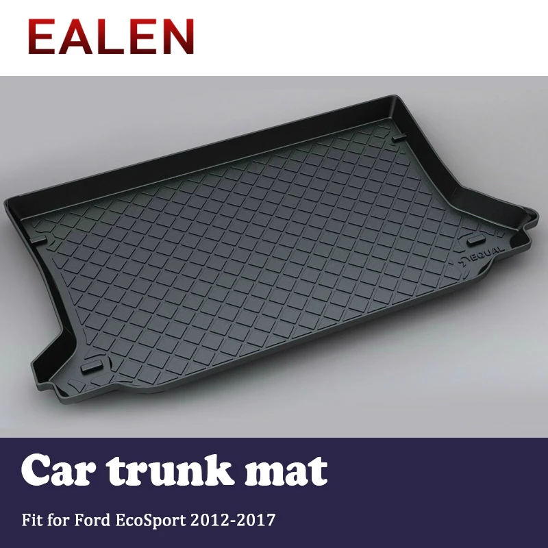 

EALEN For Ford EcoSport 2012 2013 2014 2015 2016 2017 Boot Liner Styling Anti-slip Mat accessories 1Set Car Cargo rear trunk mat