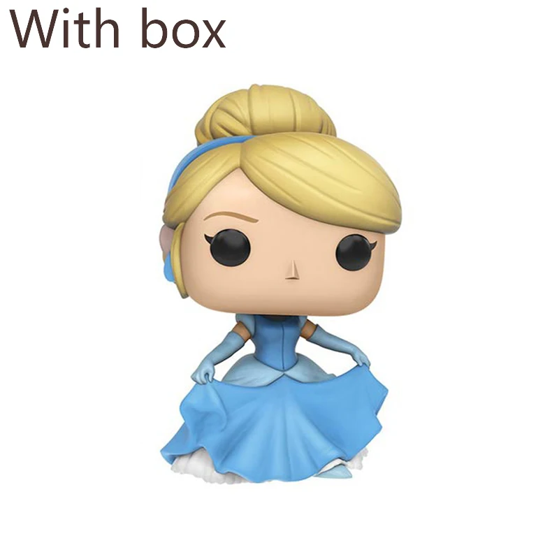 FUNKO Поп принцесса Красавица и Чудовище Белль Ариэль Рапунцель Золушка Тиана фигурки Эльза ПВХ Модель Коллекция подарок