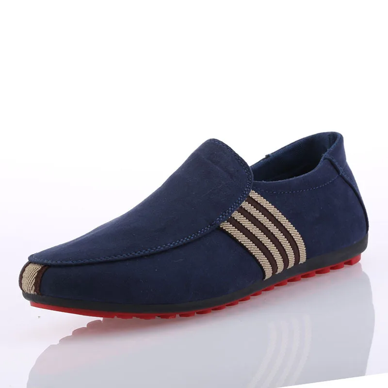 

201 Spring New Slip On running Men Shoes Red Bottoms Loafers Breathable Comfort Men's Casual Flat Moccasin Driving Shoes