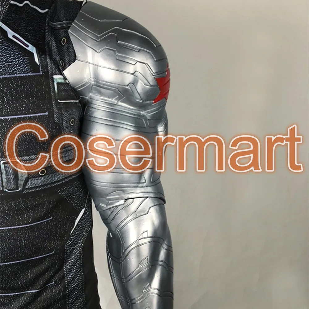 2016 New Winter Soldier Arm Captain America 3  Bucky Barnes Arm Cosplay Avengers High Level Latex Man Hot Sale22