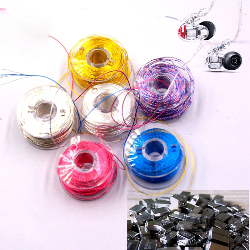 6m Diy earphone Cable PE enamel high purity 6NOCC Wire for More mobile iron unit DIY headset machine wiring(only wire) | Электроника