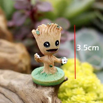 Micro Fairy Garden Figurines Miniature Desktop Decoration Terrarium Succulents Anime My Neighbor Totoro Action Figures Gift DIY - Цвет: 031 Resin