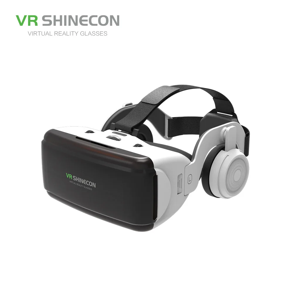 VR SHINECON BOX 5 Mini VR очки 3D G 06E Очки виртуальной реальности VR гарнитура для Google cardboard с наушниками