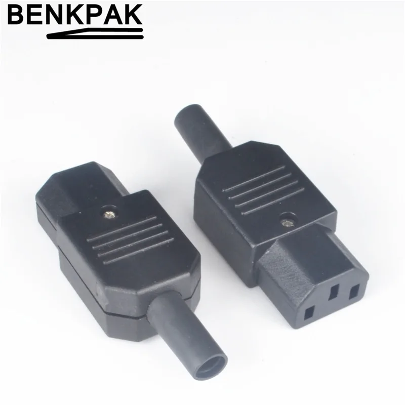 

Female Plug Rewirable Power Connector 3pin Socket