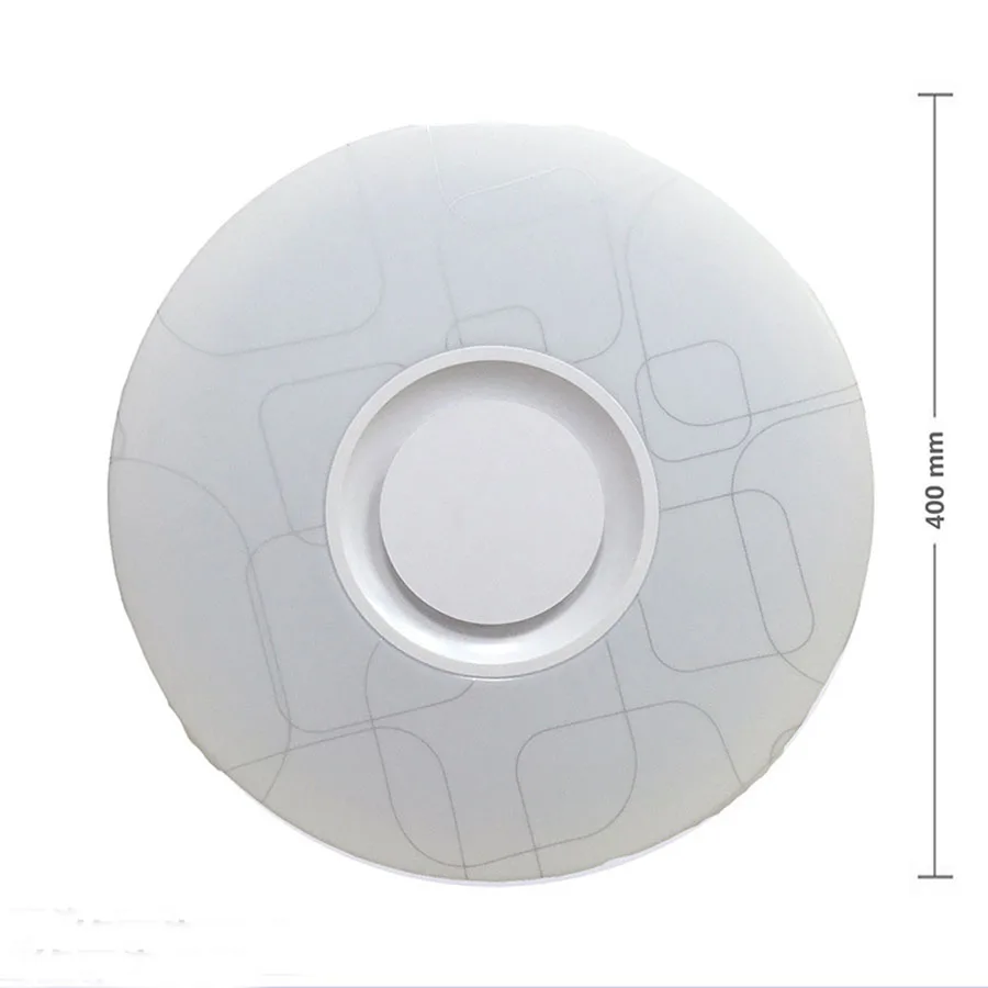 Светодиодный подвесной светильник с Bluetooth динамиком 24 Вт, 90-265 в, современный подвесной светильник с регулируемой яркостью, светильник для кухни и спальни - Цвет корпуса: 24w white Rubik