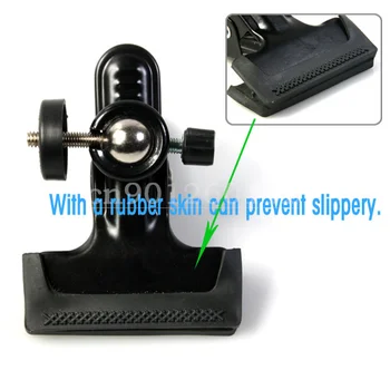 

Free shiping Delicate 360 Degree Rotation Backpack Hat Clip Fast Clamp w/ Ball Head Mount Multi-function metal Spring Clamp Clip