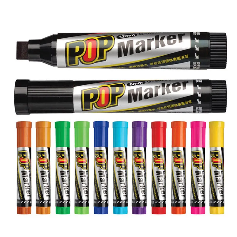 Know Art Marker 12 Colors/Set Oily Ink Marker 12mm Marker Art Design