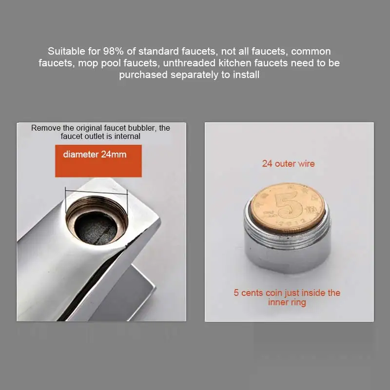 10pcs Water Saving Faucet Aerator Female Thread Tap Device Diffuser Faucet Nozzle Filter Adapter Water Bubbler x